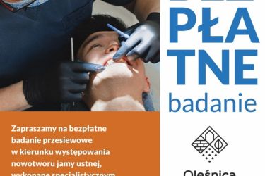 Bezpłatne badania podczas akcji "Profilaktyka stomatologiczna, profilaktyka przeciwrakowa"